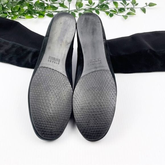 Stuart Weitzman lander otk anthracite suede wedge boots SW68376  size 7.5 - Picture 7 of 9